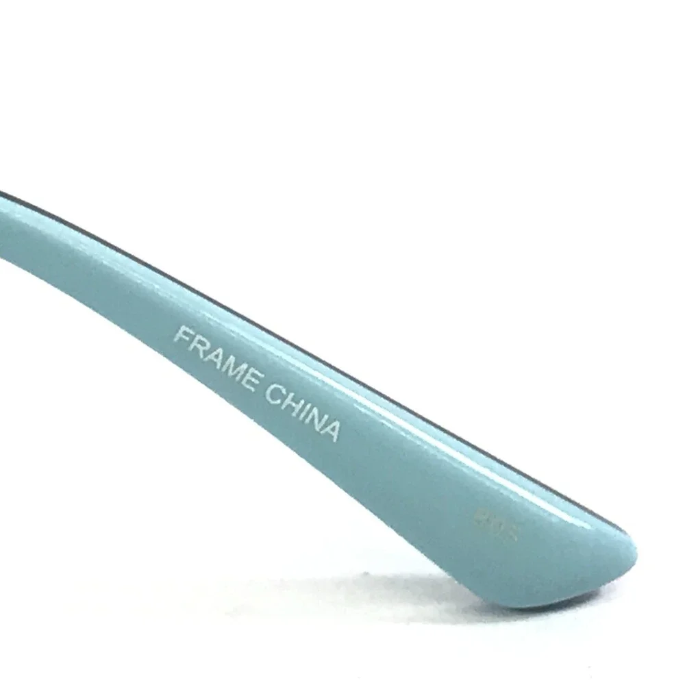 Calvin Klein Eyeglasses Frame CK18108 430 Teal Silver Blue Cat Eye 52-15-135